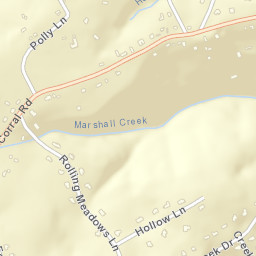 Laurel Creek Tennessee Street Map