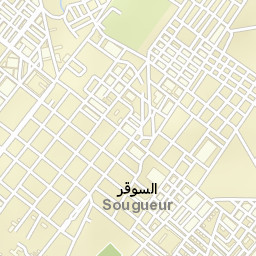 Sougueur Street Map