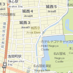 Nagoya, Japan Street Map
