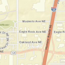 5765-5993 Alameda Boulevard Northeast Albuquerque NM Street Map