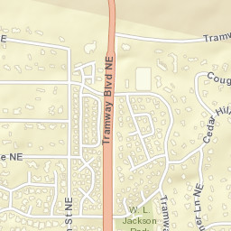 726 Tramway Vista Place Northeast Albuquerque NM Street Map