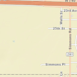 25th Street Amarillo TX 79124 Street Map