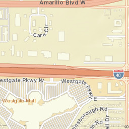 7400-7824 Interstate 40 Frontage Rd, Amarillo Street Map