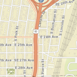 200-298 Southwest 22nd Avenue, Amarillo Street Map