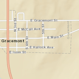 101-111 Mc Couglan Avenue, Gracemont, OK Street Map