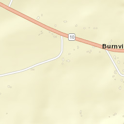 Burnville Arkansas Street Map
