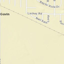 Gavin Arkansas Street Map