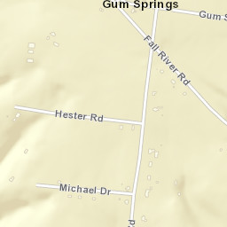 Gum Springs Tennessee Street Map