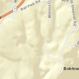 Bobtown Tennessee Street Map