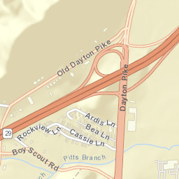 6460-6498 Old Dayton Pike, Hixson, TN Street Map