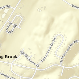 Rolling Brook Tennessee Street Map