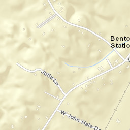 Benton Station Tennessee Street Map