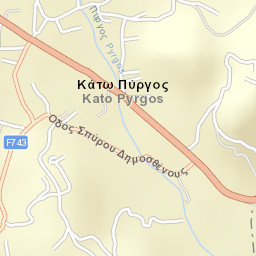 Káto Pýrgos Street Map