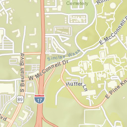Pine Knoll Drive, Northern Arizona University Street Map
