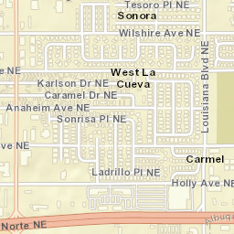 5981-5999 Paseo Del Norte Blvd Northeast Street Map