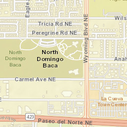 8300 Wyoming Blvd NE, Albuquerque, NM Street Map