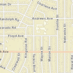 4401-4699 Floyd Ave Amarillo TX Street Map