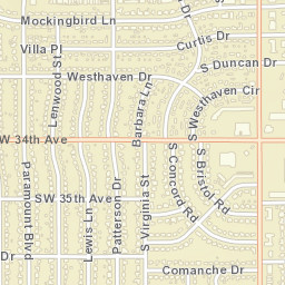 3001-3099 SW 35th Ave Amarillo TX Street Map