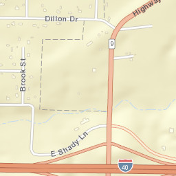 1568-1582 Arkansas 9, Morrilton, AR Street Map