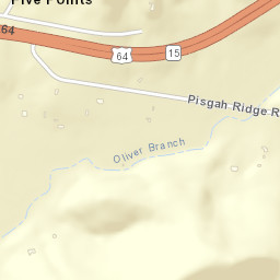 Five Points Tennessee Street Map