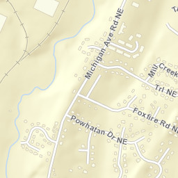 Foxfire Tennessee Street Map