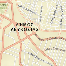 Nicosia Municipality Street Map