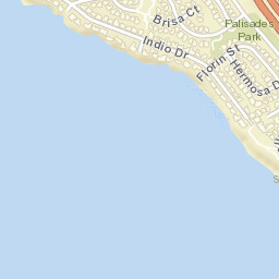 Sunset Palisades California Street Map