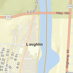 Mohave Valley Hwy, Lake Mead National Recreation Area, Laughl Street Map