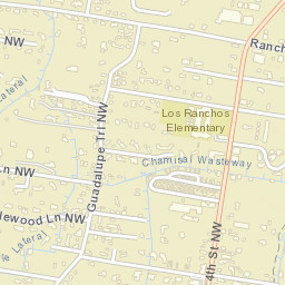 7648 Guadalupe Trail Northwest Street Map