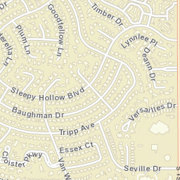 7427-7499 Lynnlee Pl Amarillo TX Street Map