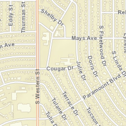 4147-4199 Paramount Blvd, Amarillo, TX Street Map