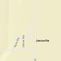Jennette Arkansas Street Map
