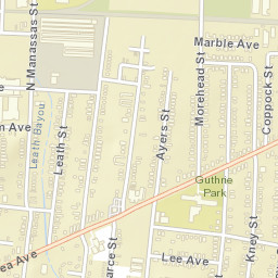 1030-1036 Ayers Street Memphis TN Street Map