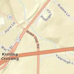 Kissling Crossing Tennessee Street Map