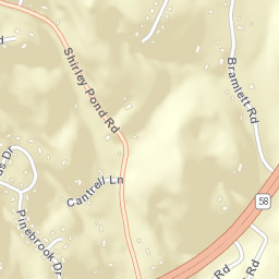 Pinebrook Estates Tennessee Street Map