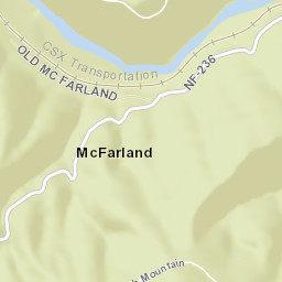 McFarland Tennessee Street Map