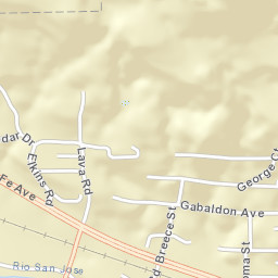 Georgianna Street Grants NM 87020 Street Map