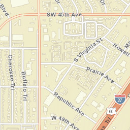 4200-4220 Southwest 45th Avenue, Amarillo Street Map