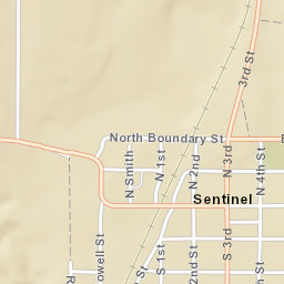 Grant St Sentinel, Oklahoma Street Map