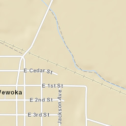 200 E Cedar St Wewoka Oklahom Street Map