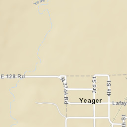 7467 Jefferson Ave Yeager, Oklahoma Street Map