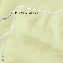 Hickory Grove Arkansas Street Map