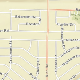 819-999 North Roselawn Drive, West Memphis Street Map