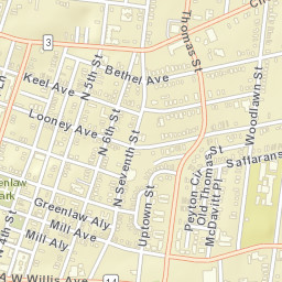 Hunt Village Tennessee Street Map