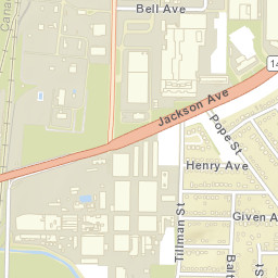 2941-3023 Jackson Avenue, Memphis, TN Street Map