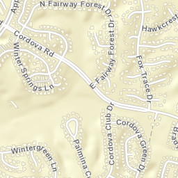 Cordova Road, Cordova, TN 38016, America Street Map