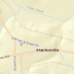 Stantonville Tennessee Street Map