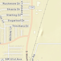 1423 Southwest 61st Street, Amarillo, TX Street Map