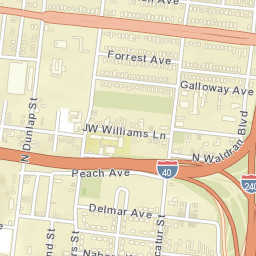 1100 Faxon Avenue, Memphis, TN 38105 Street Map