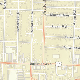 Berclair Tennessee Street Map